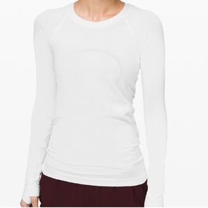Lululemon Swiftly tech long sleeve sparkle